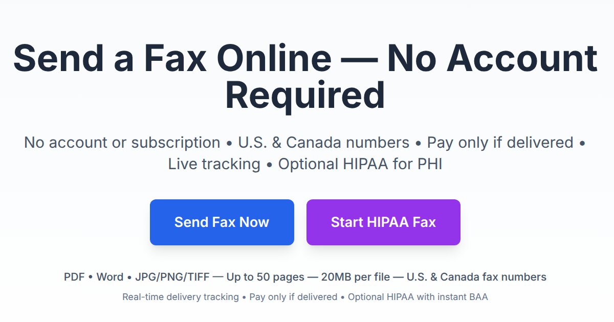 OneFaxNow logo